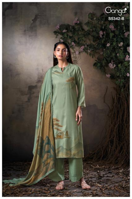 Ganga jorein 5342 wholesale dress material in amritsar
